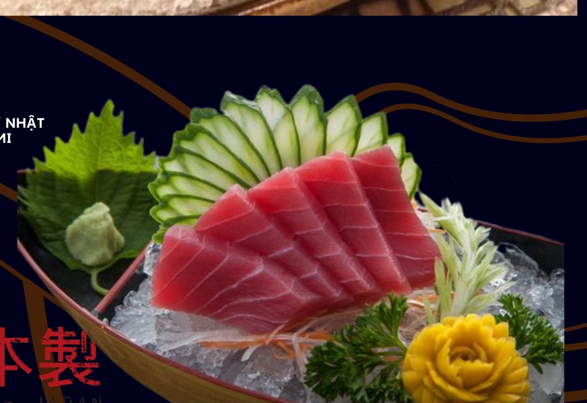 B45. Lưng cá ngừ Nhật Akami Sashimi